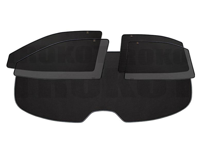  Каркасные автомобильные шторки - Chrysler 300C (1) (2004-2011) Седан Полный комплект из 5 экранов PREMIUM