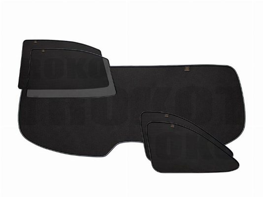 Peugeot 307 (1) (2001-2008)  Полный комплект из 5 экранов (купе, хэтчбек 3-х дверный, внедорожник 3-х дверный)   PREMIUM